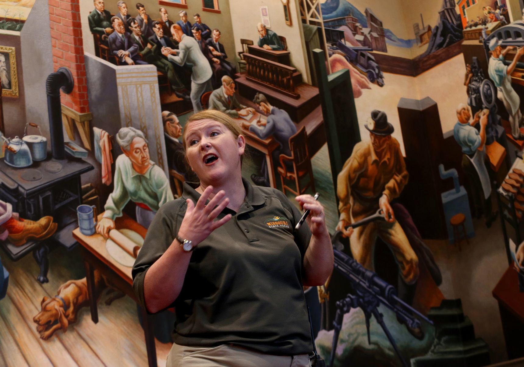The Missouri capitol is its own museum of art